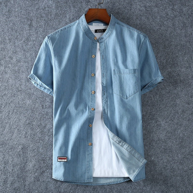 Cămașă bărbătească din denim Lisbon