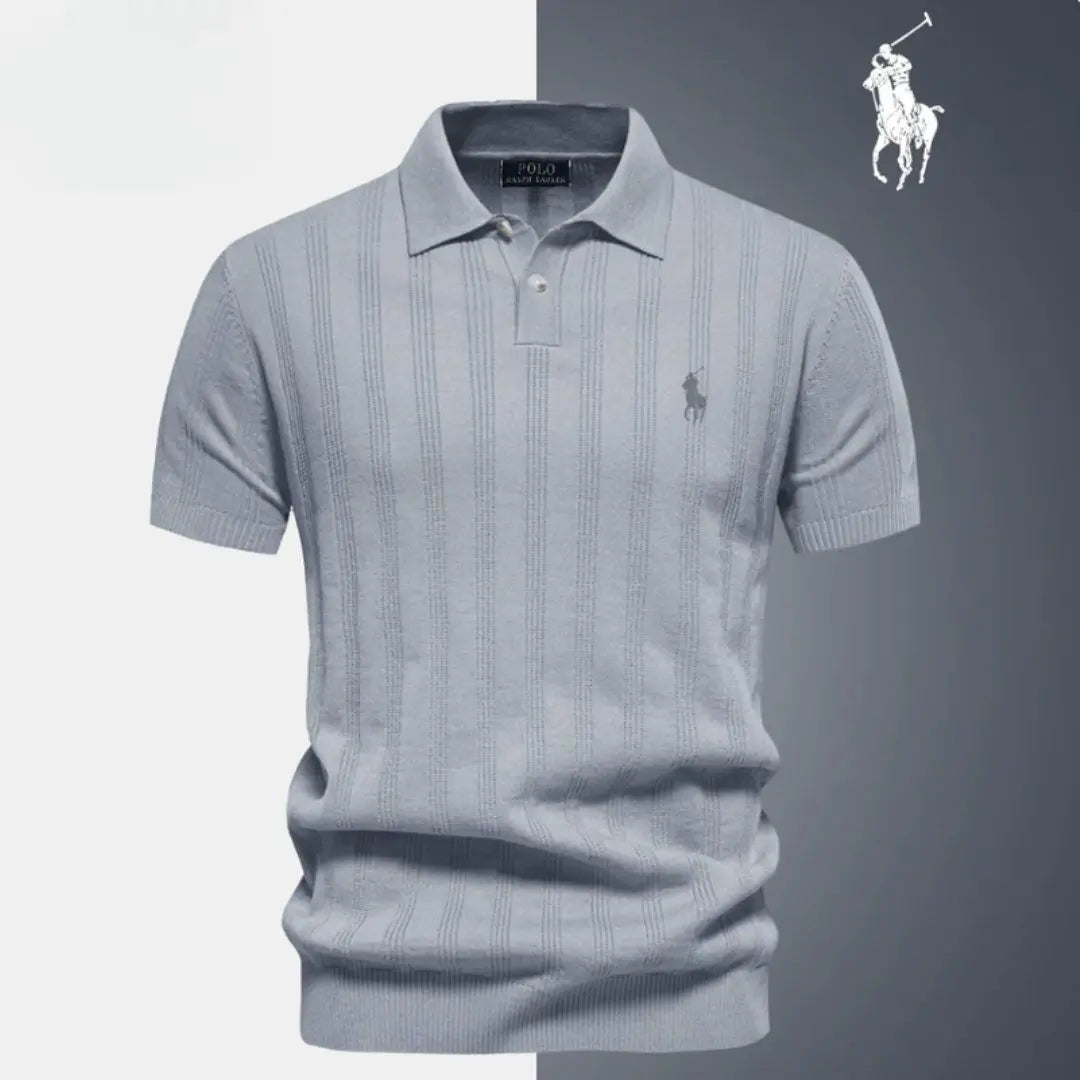 Elegantes Strickpolohemd™