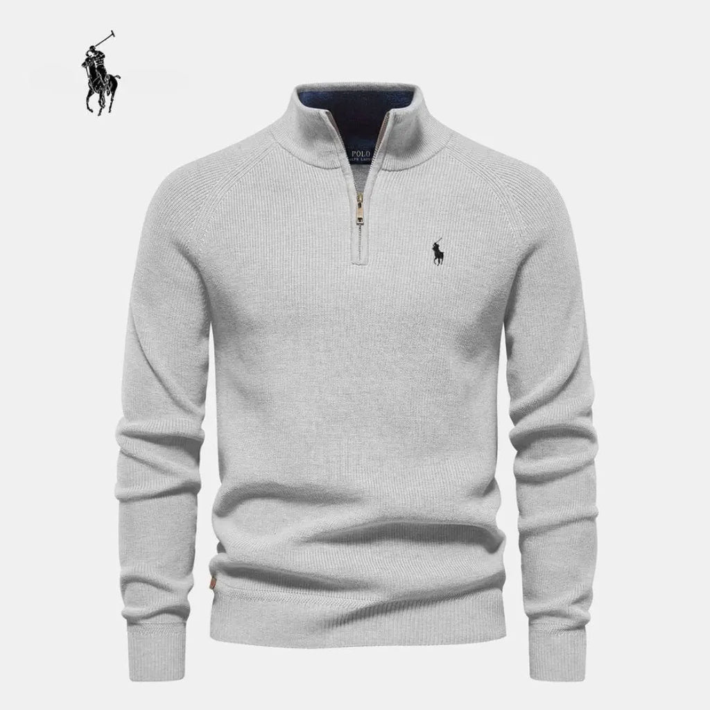 Half-Zip Ribstriktrøje™