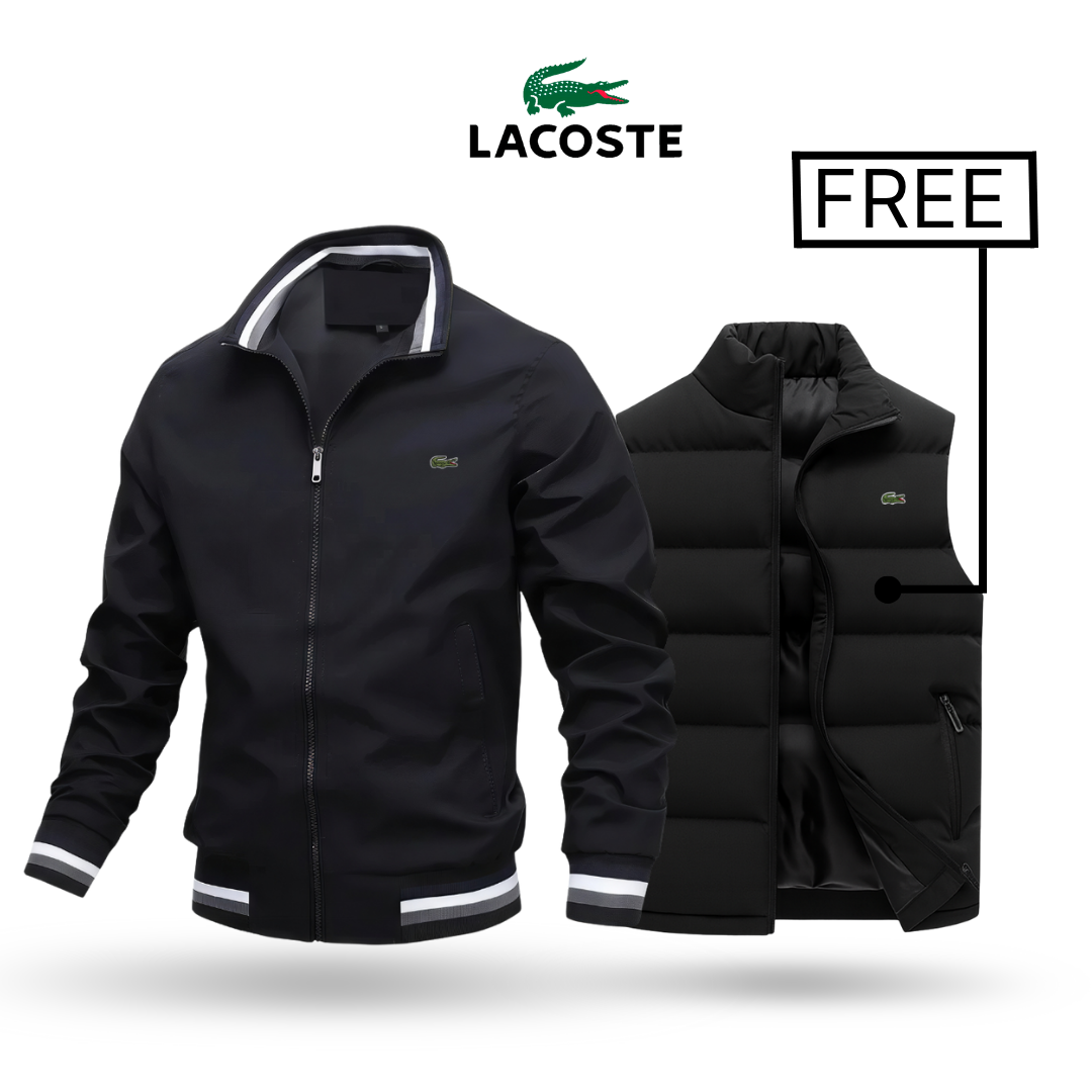 LACOSTE | Chaqueta premium + chaleco con estilo GRATIS