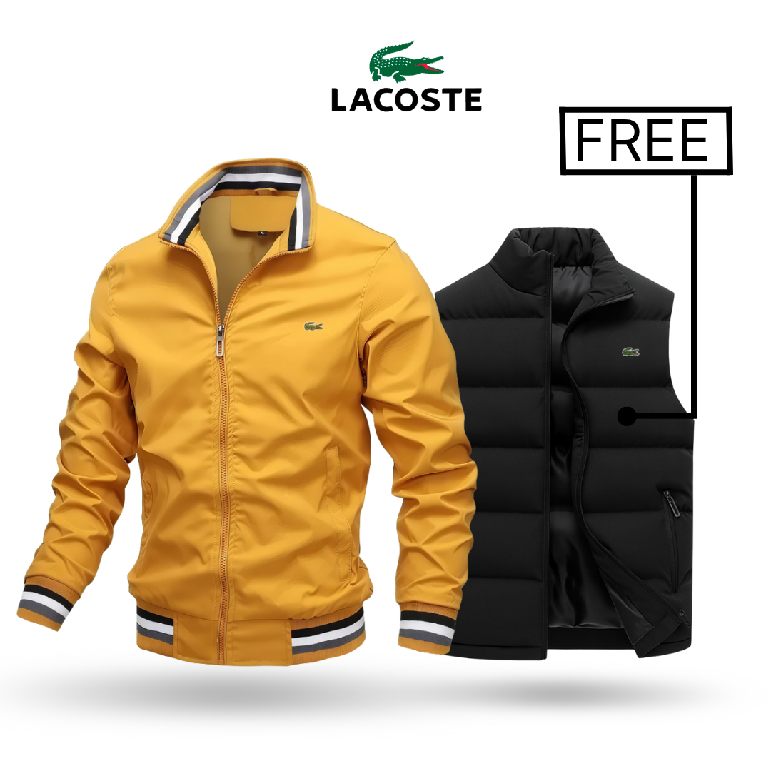 LACOSTE | Chaqueta premium + chaleco con estilo GRATIS