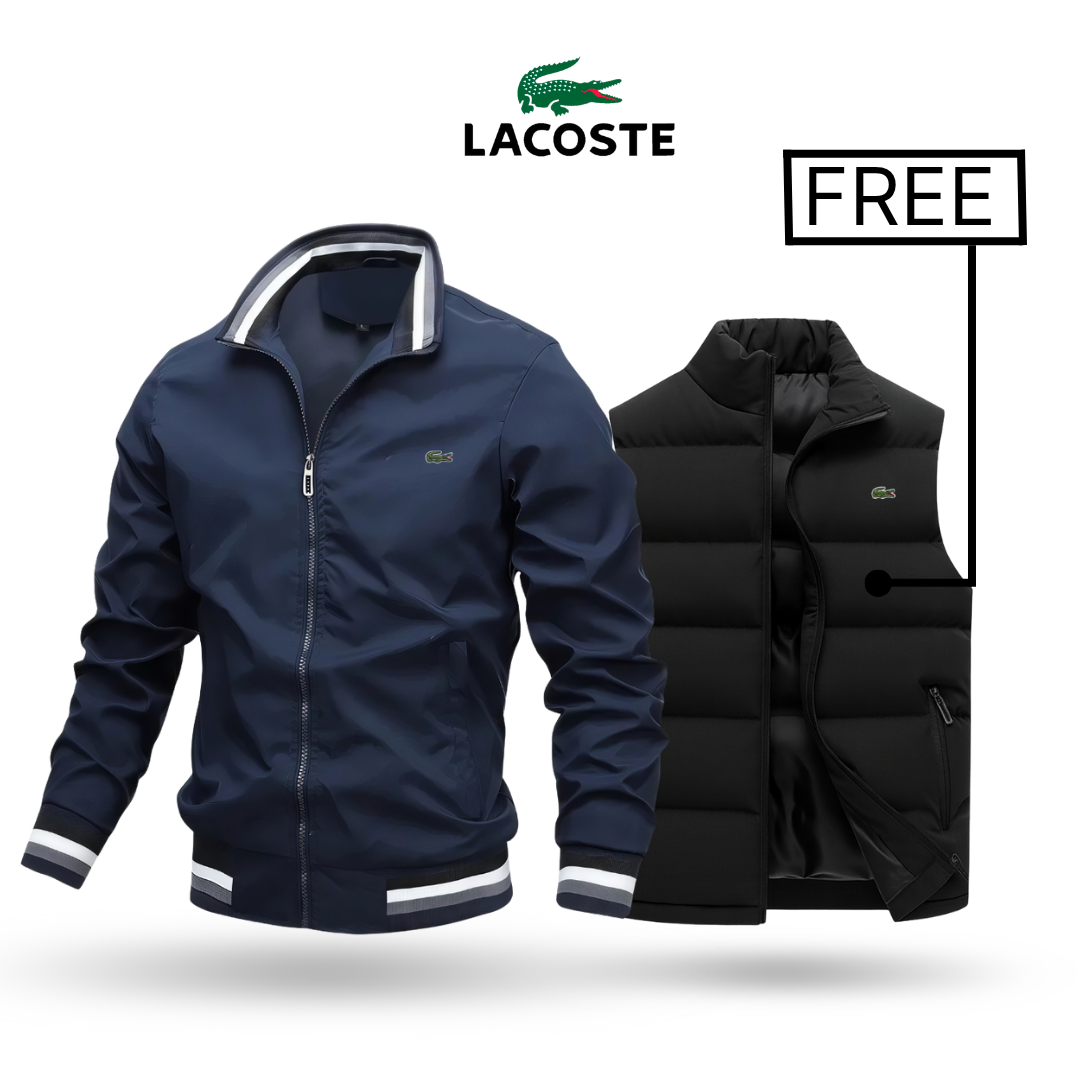 LACOSTE | Chaqueta premium + chaleco con estilo GRATIS