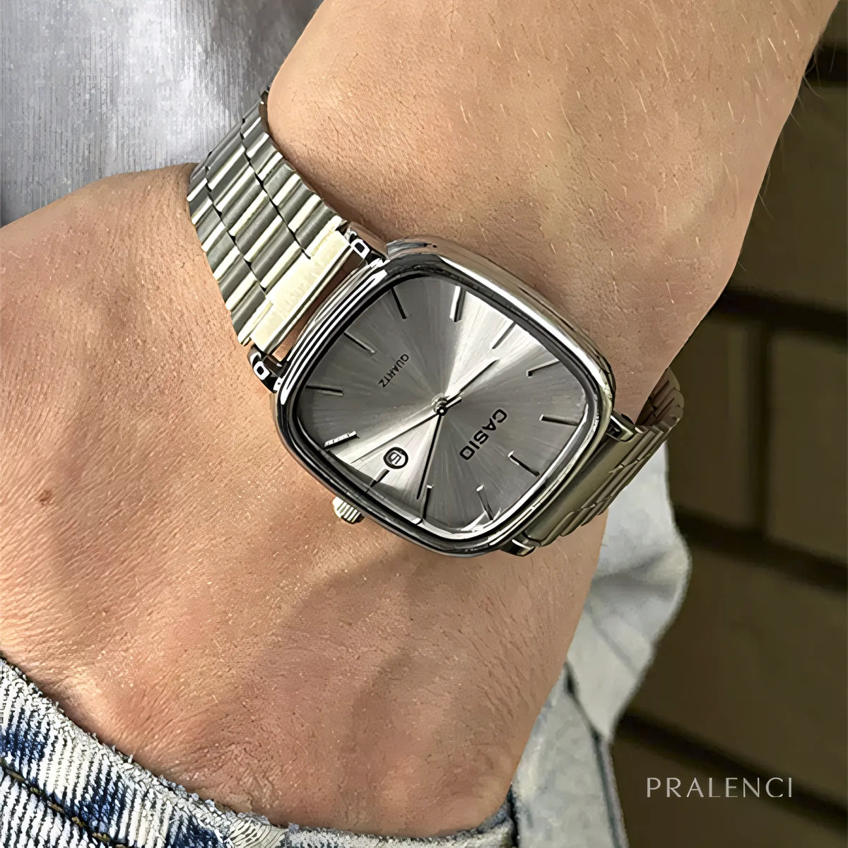 С А Ѕ I О Montre luxueuse de 36 mm - Résistante à l’eau | Acier transféré