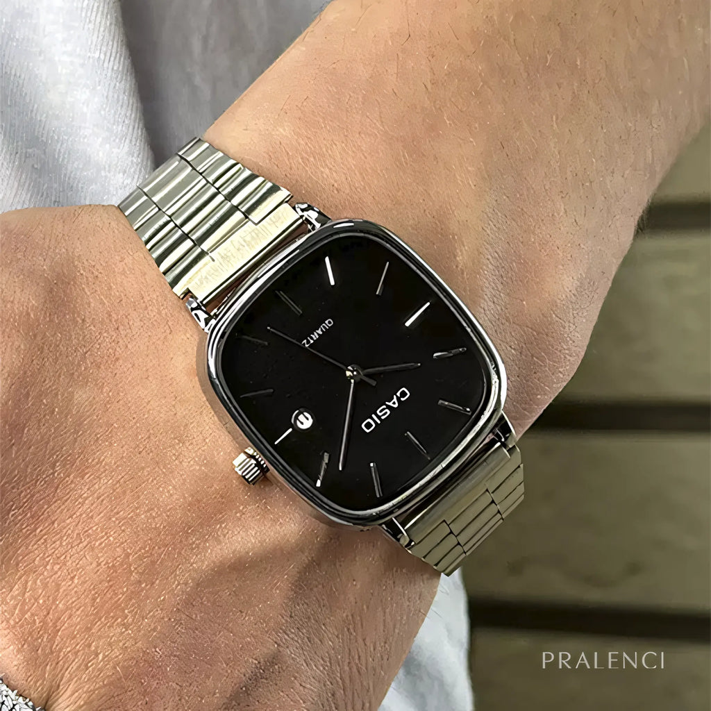 С А Ѕ I О Montre luxueuse de 36 mm - Résistante à l’eau | Acier transféré