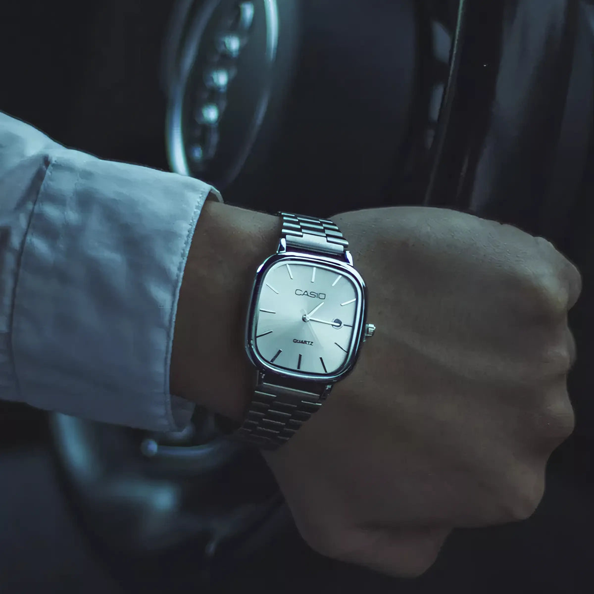 С А Ѕ I О Montre luxueuse de 36 mm - Résistante à l’eau | Acier transféré