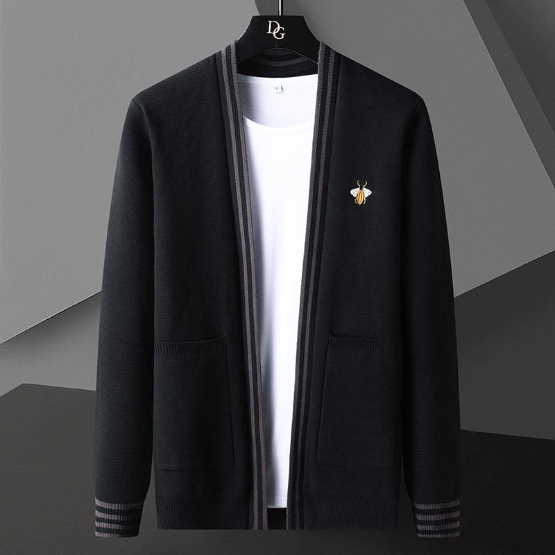 Casaco de malha de designer para homem Beehive