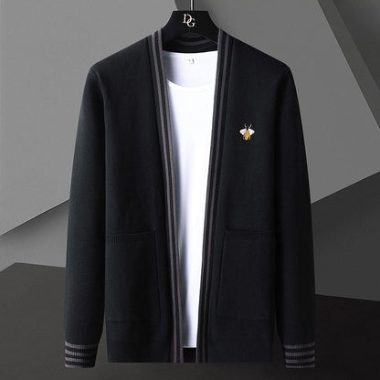 Casaco de malha de designer para homem Beehive