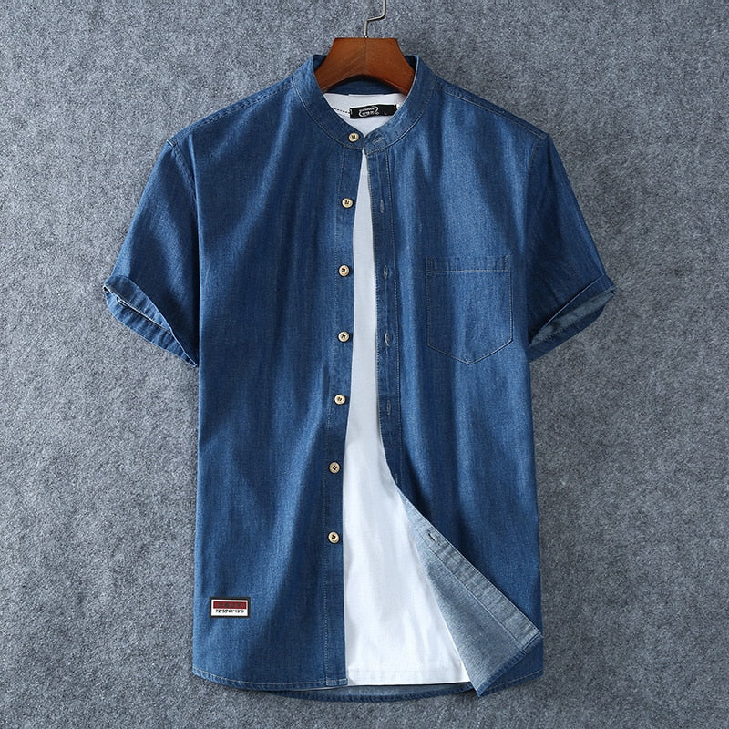 Cămașă bărbătească din denim Lisbon