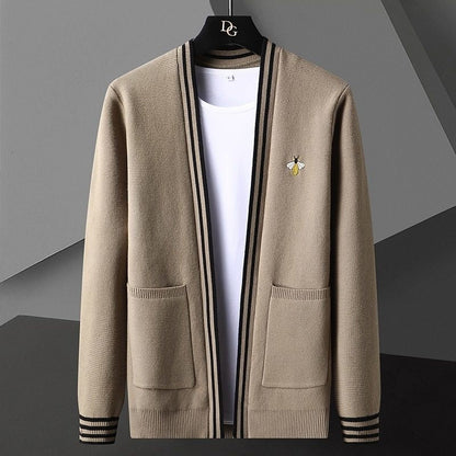 Casaco de malha de designer para homem Beehive