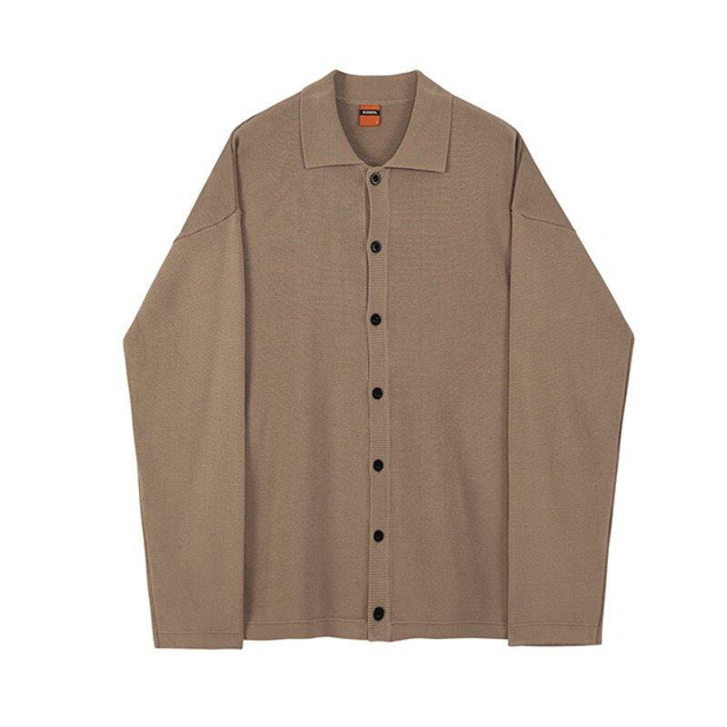 Camisa de malha com botões para homem Galardo