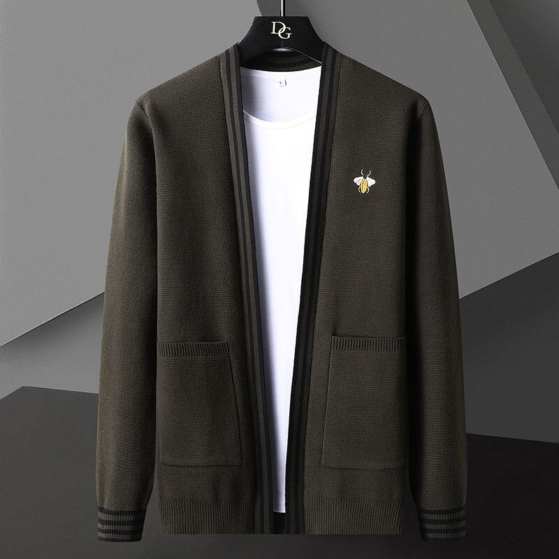 Casaco de malha de designer para homem Beehive