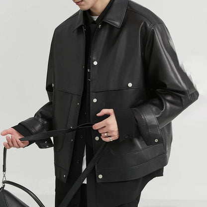 Hamilton Crest-skinnjakke i vintage-stil