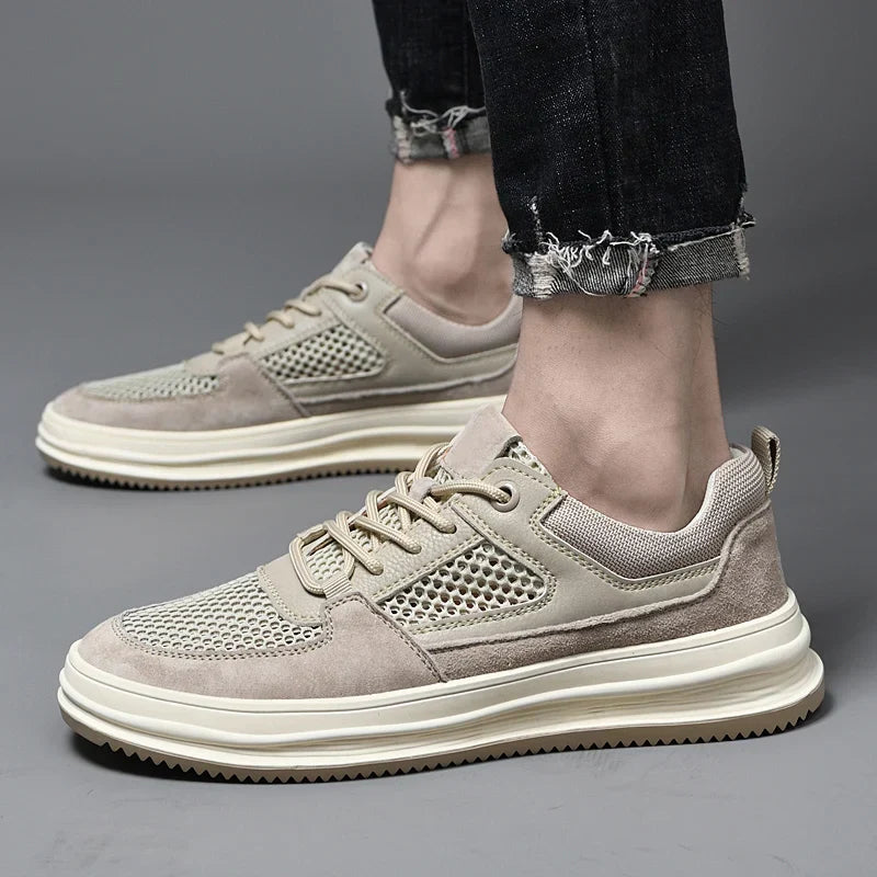 Baskets en cuir véritable Shadow