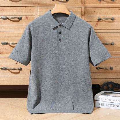 Cămașă polo Camille Pissarro din lână premium