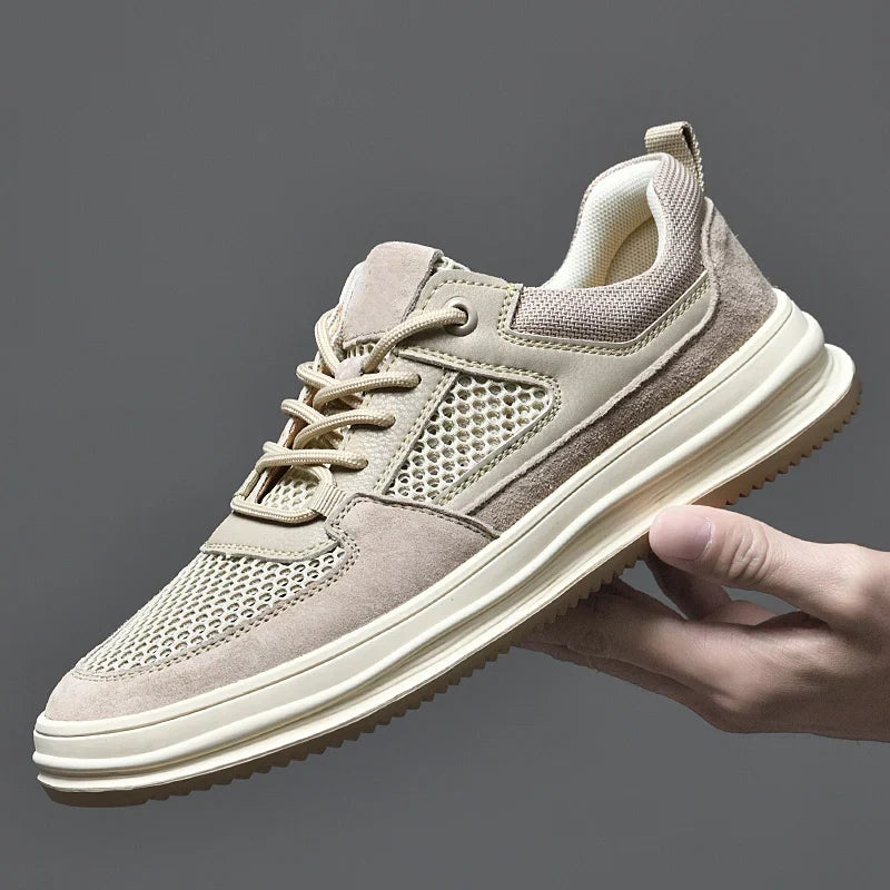 Baskets en cuir véritable Shadow