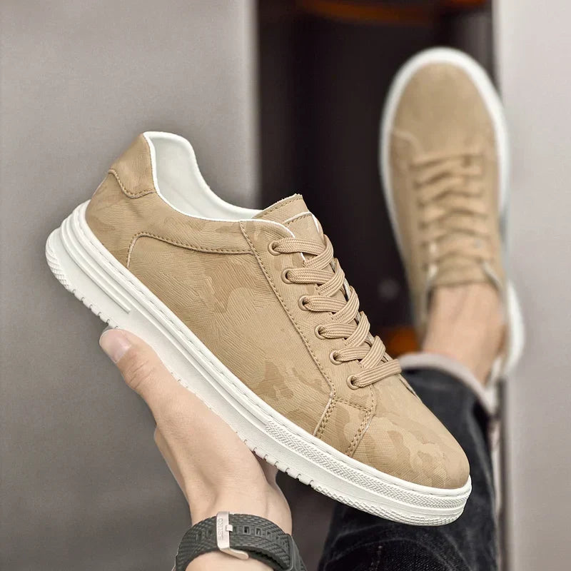 Zapatillas George de cuero genuino