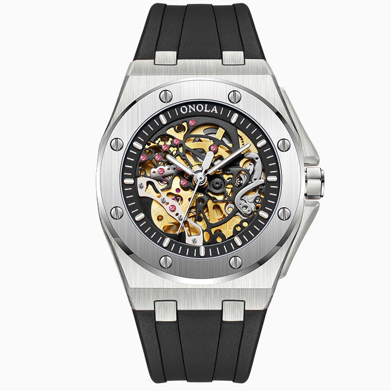 Reloj Skeleton Oak