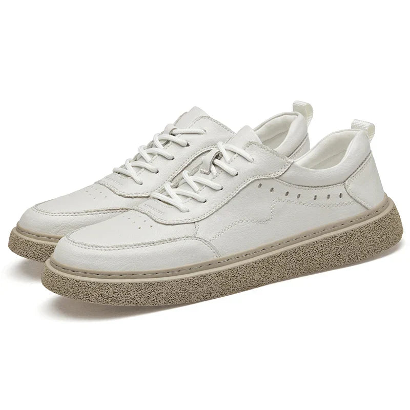 "Ziv"-sneaker i ægte læder