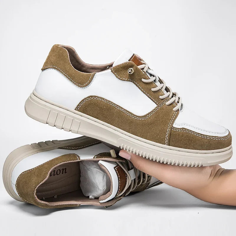 Roma-sneakers i ægte læder