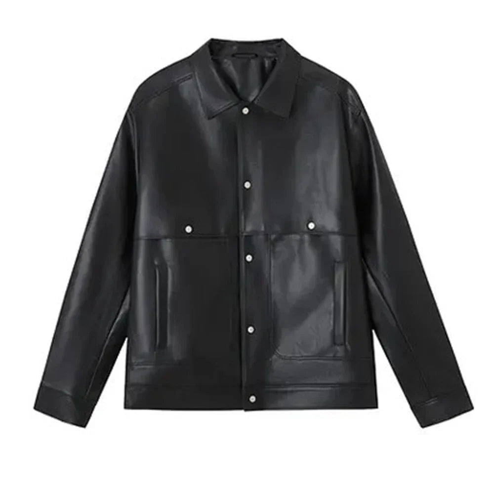 Hamilton Crest-skinnjakke i vintage-stil