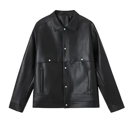 Hamilton Crest-skinnjakke i vintage-stil