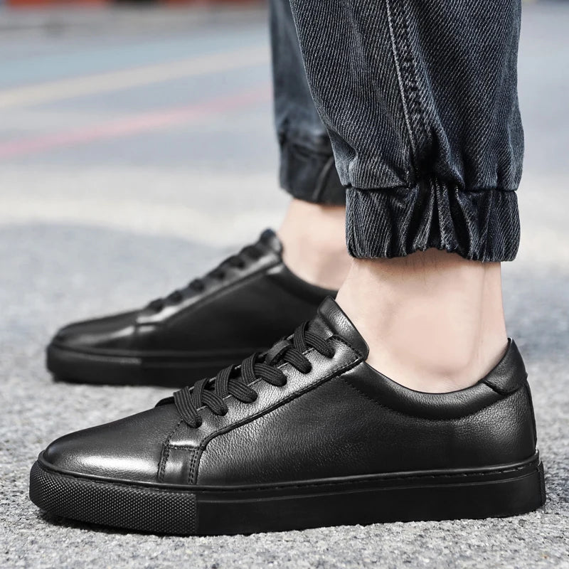 Klasyczne buty z prawdziwej skóry