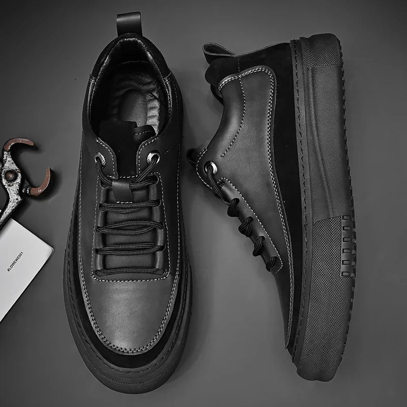 Zapatos de cuero genuino Rico