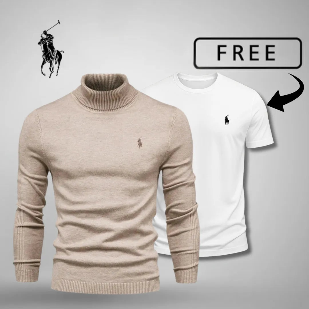 Premium-Rollkragenpullover™ + Heute kostenloses T-Shirt