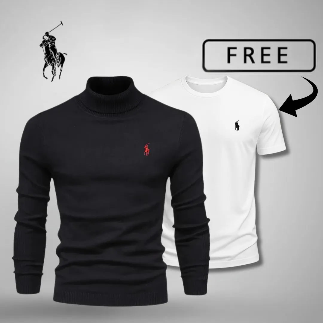Premium-Rollkragenpullover™ + Heute kostenloses T-Shirt