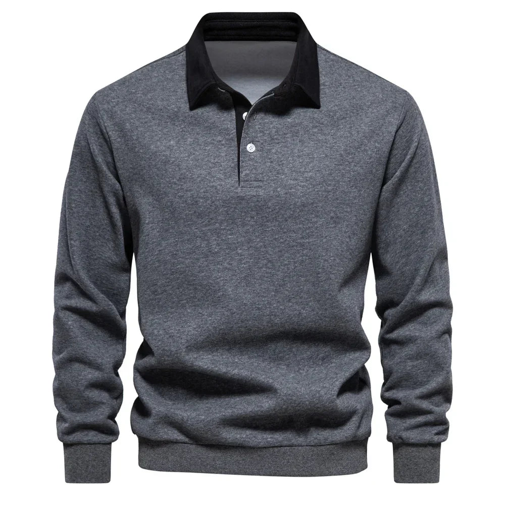 Foxley - Polo Neck Light Sweatshirt