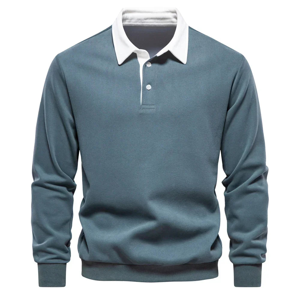 Foxley - Polo Neck Light Sweatshirt
