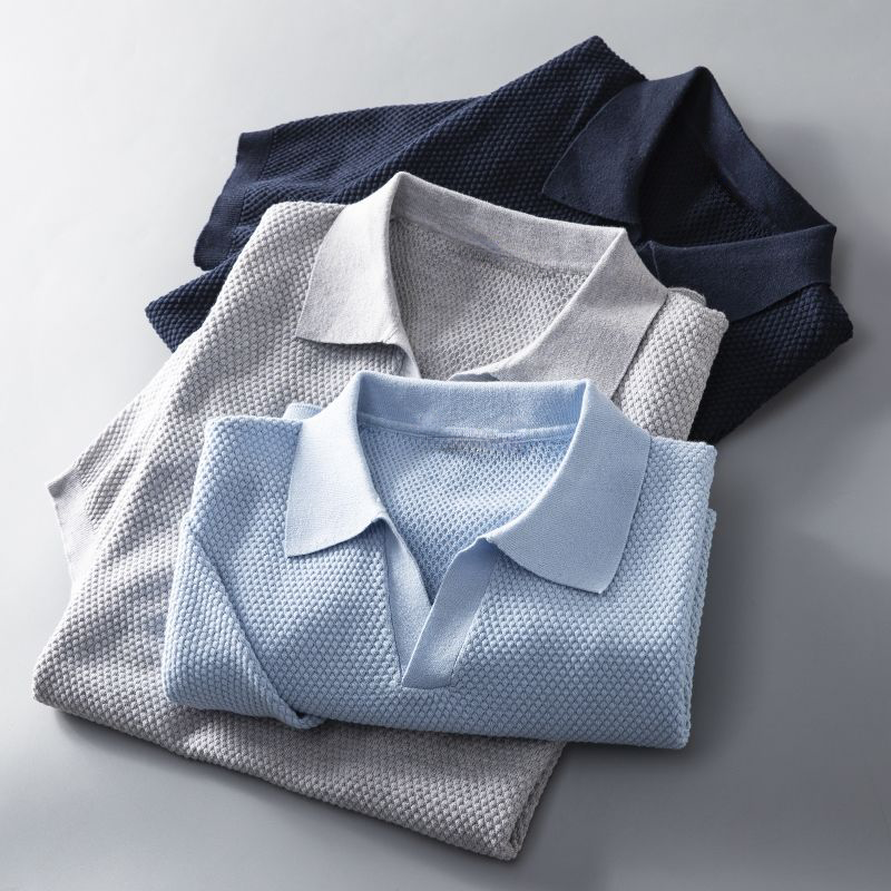 Milford – Chemise polo texturée