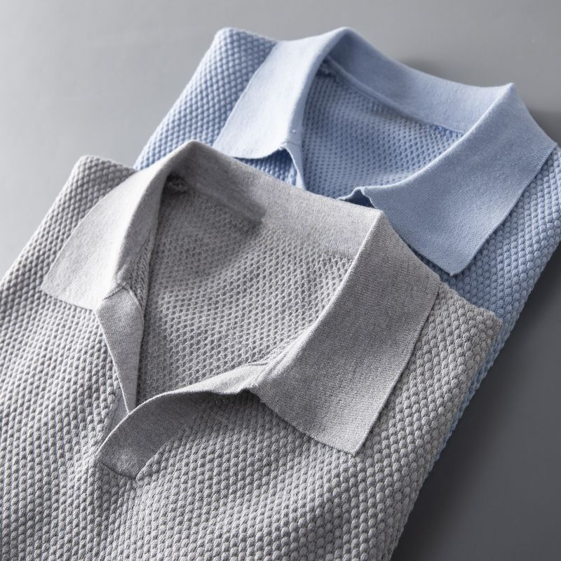 Milford – Chemise polo texturée