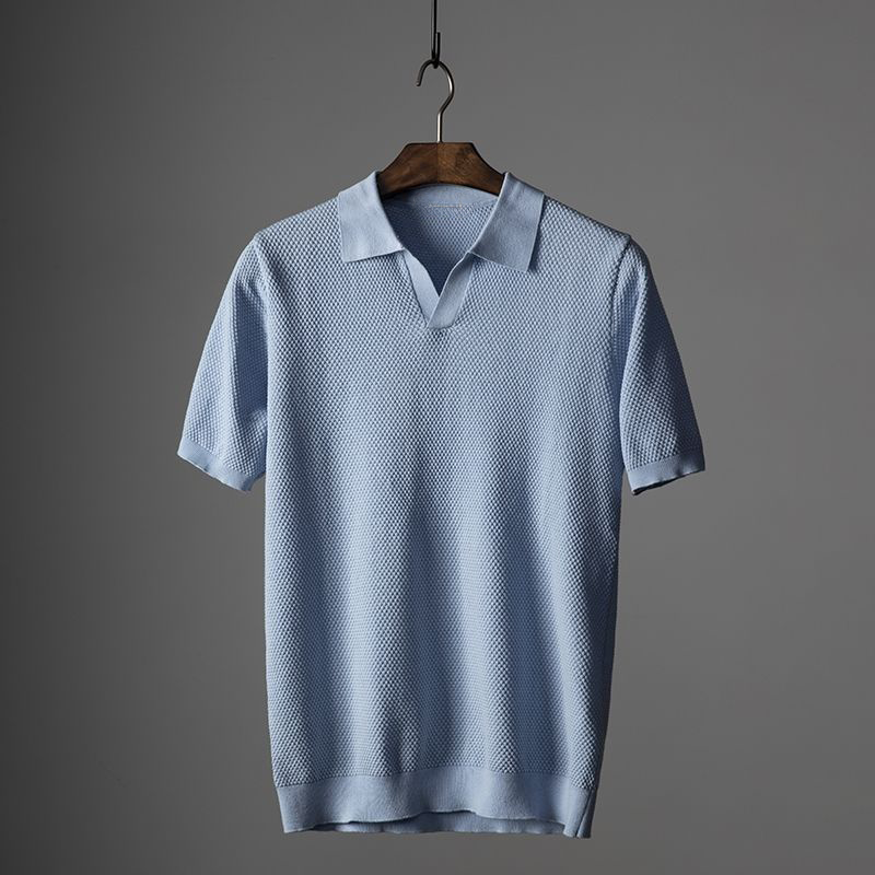Milford – Chemise polo texturée