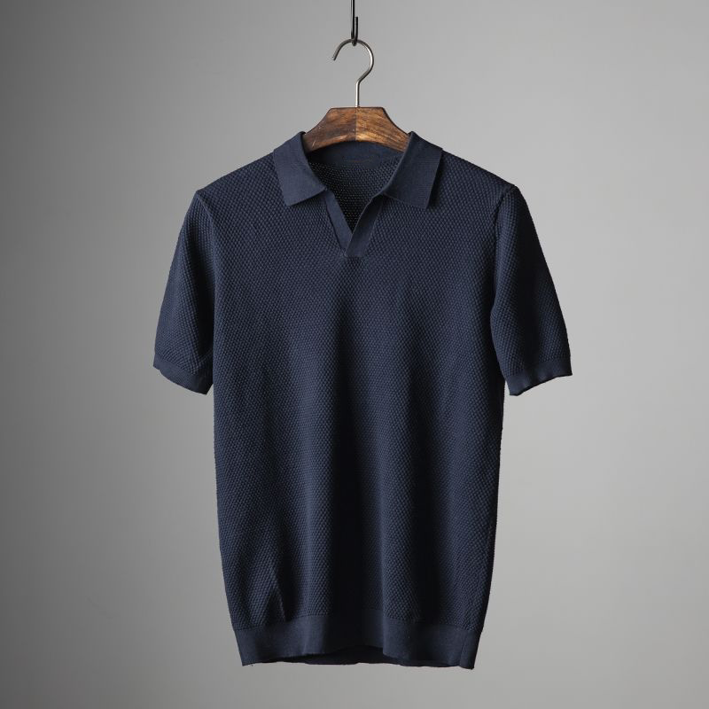 Milford – Chemise polo texturée