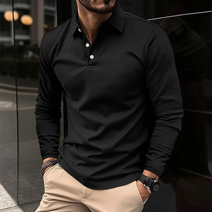 Nathan - Long-Sleeve Polo