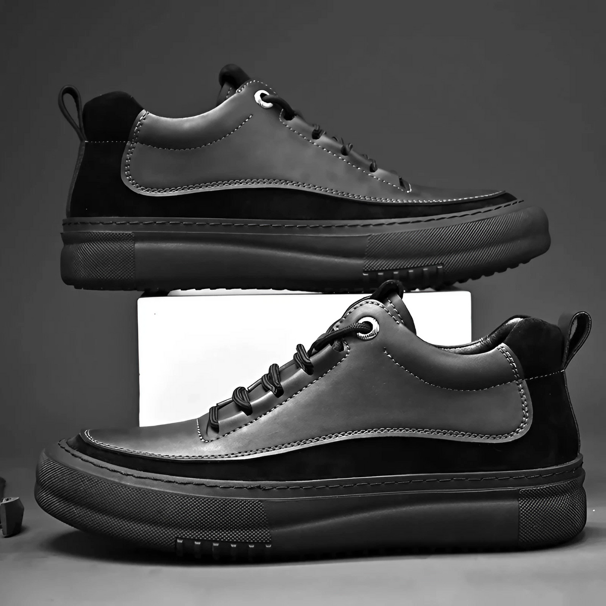 Zapatos de cuero genuino Rico