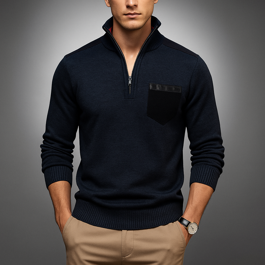 Ribbestrikket cardigan med åpen front
