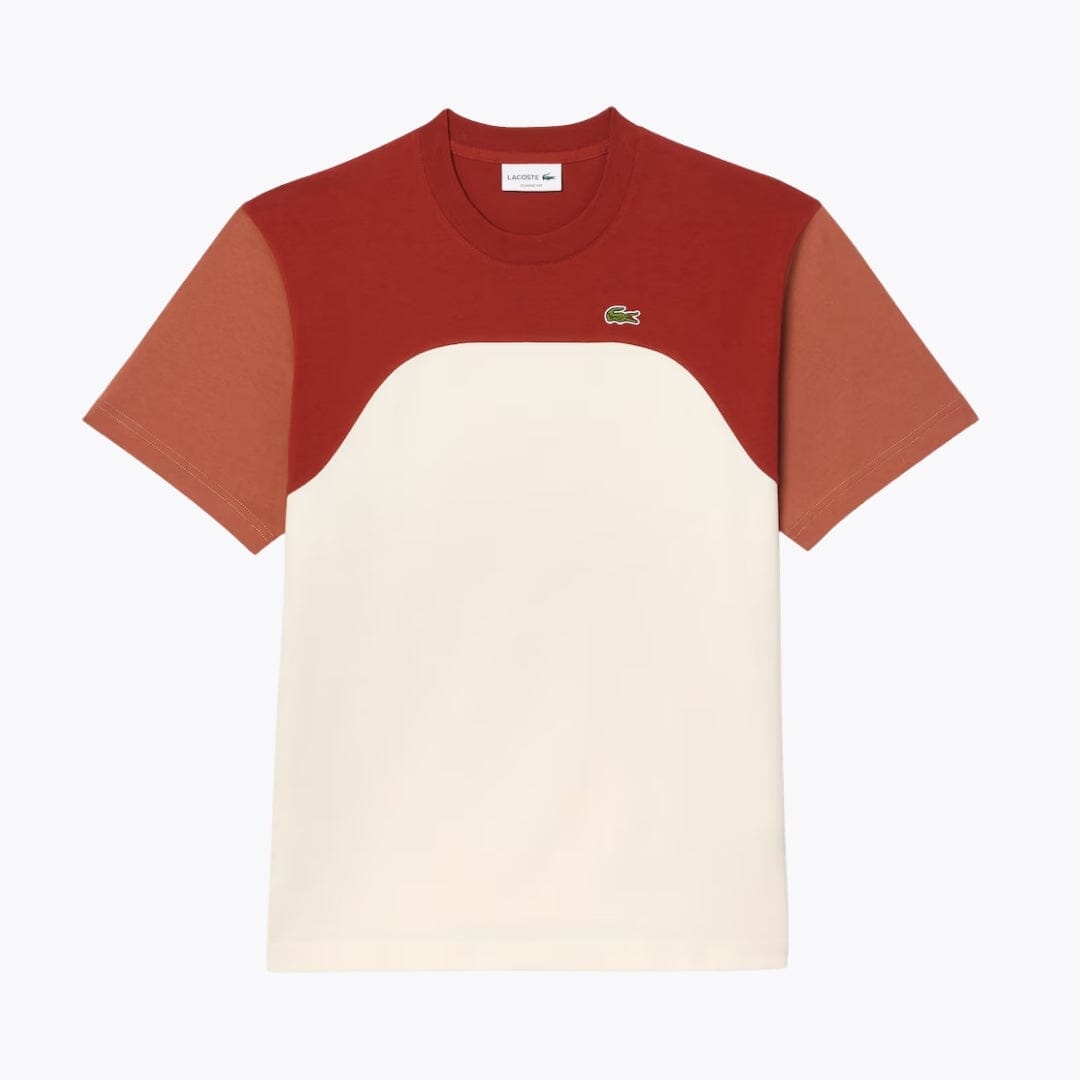 Camiseta LC de punto de algodón con bloques de color