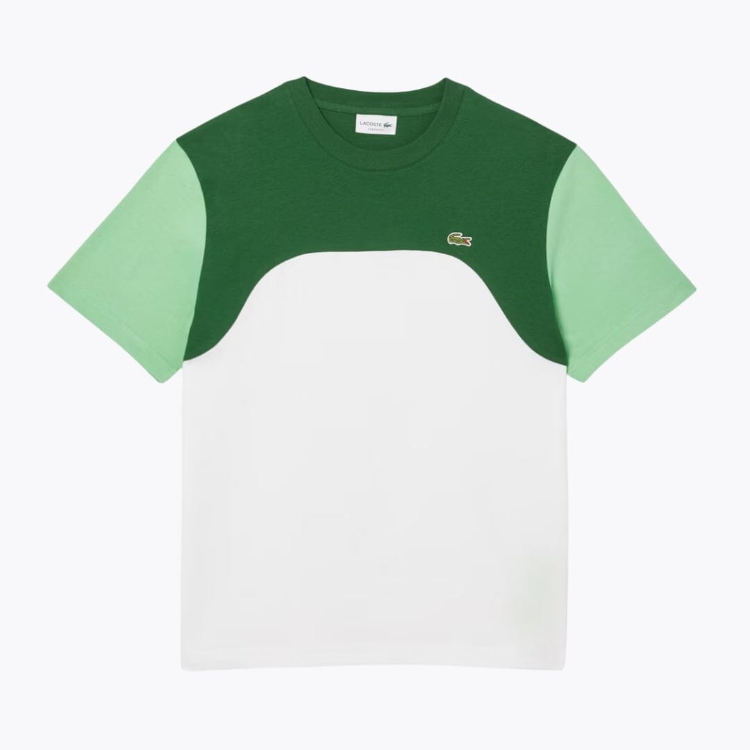 Camiseta LC de punto de algodón con bloques de color