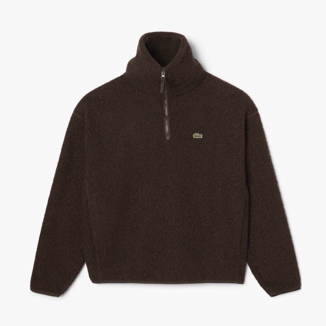 LC Sudadera de forro polar con cuello alto y cremallera