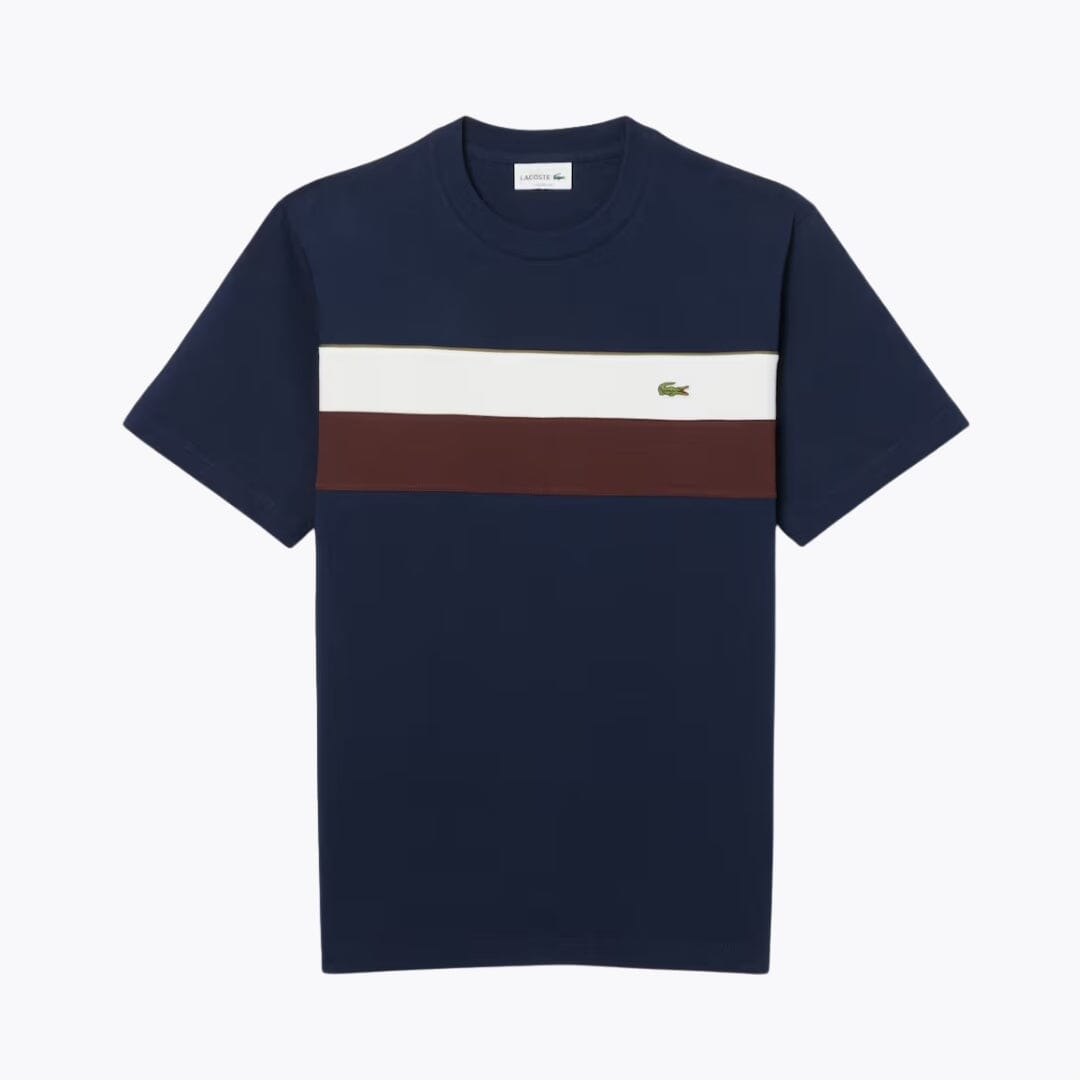 Camiseta LC de punto con bloques de color