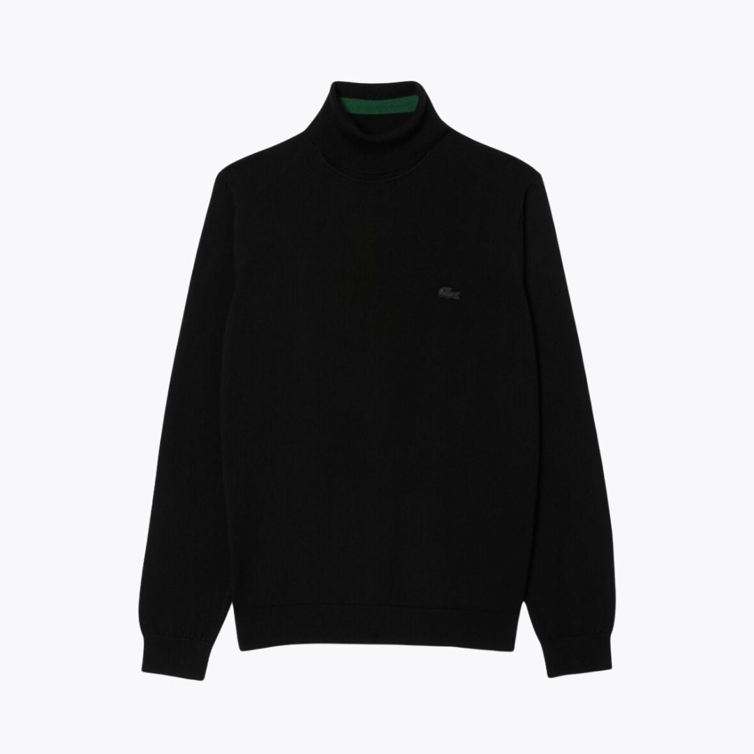 LC Rullekravesweater i merinould
