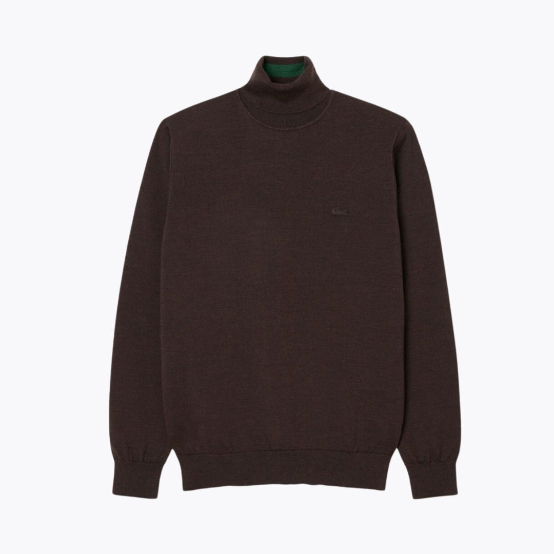 LC Rullekravesweater i merinould