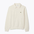 LC Sweatshirt i ribstrikket bomuld med polokrave