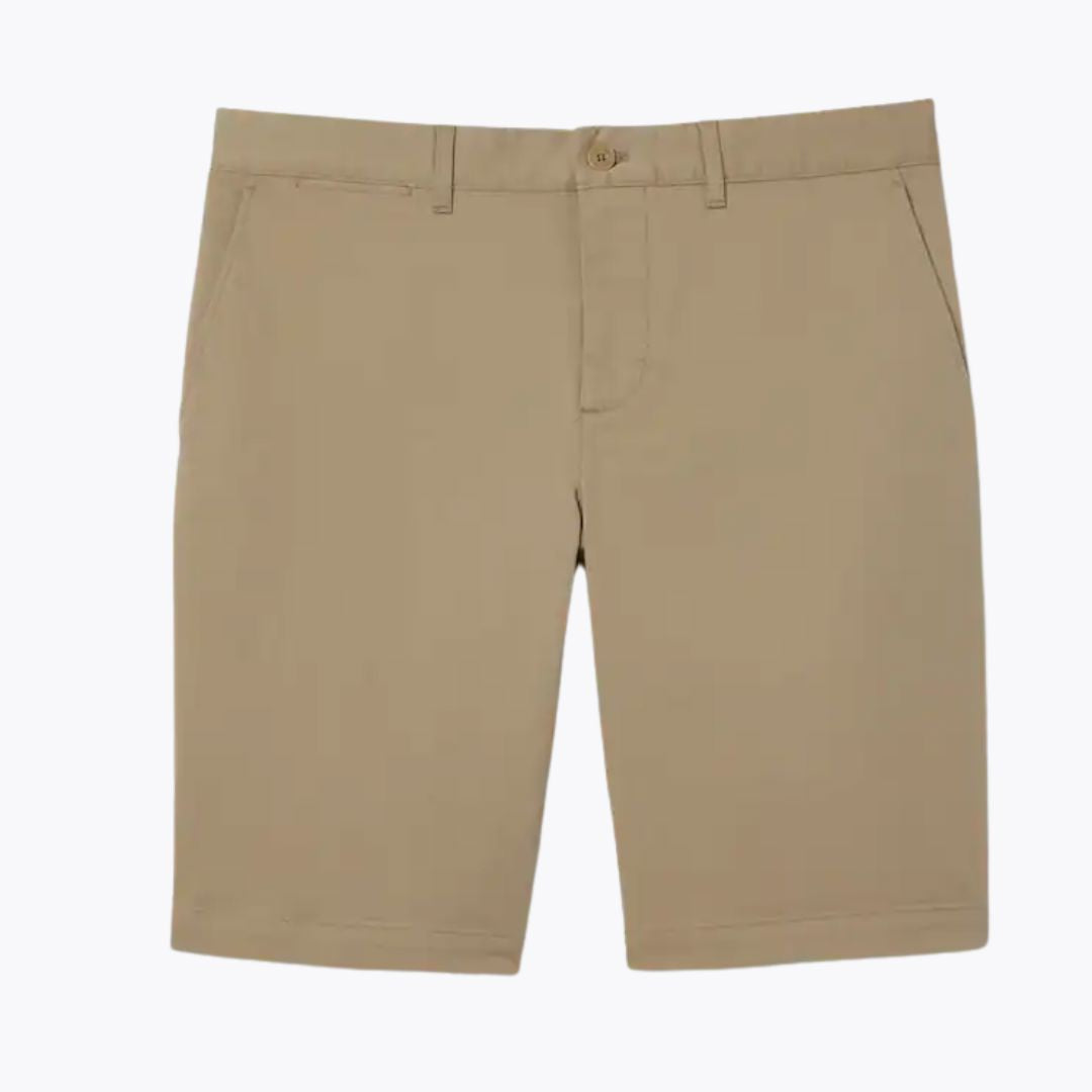 LC chino-shorts i slim fit med strækbart bomuld