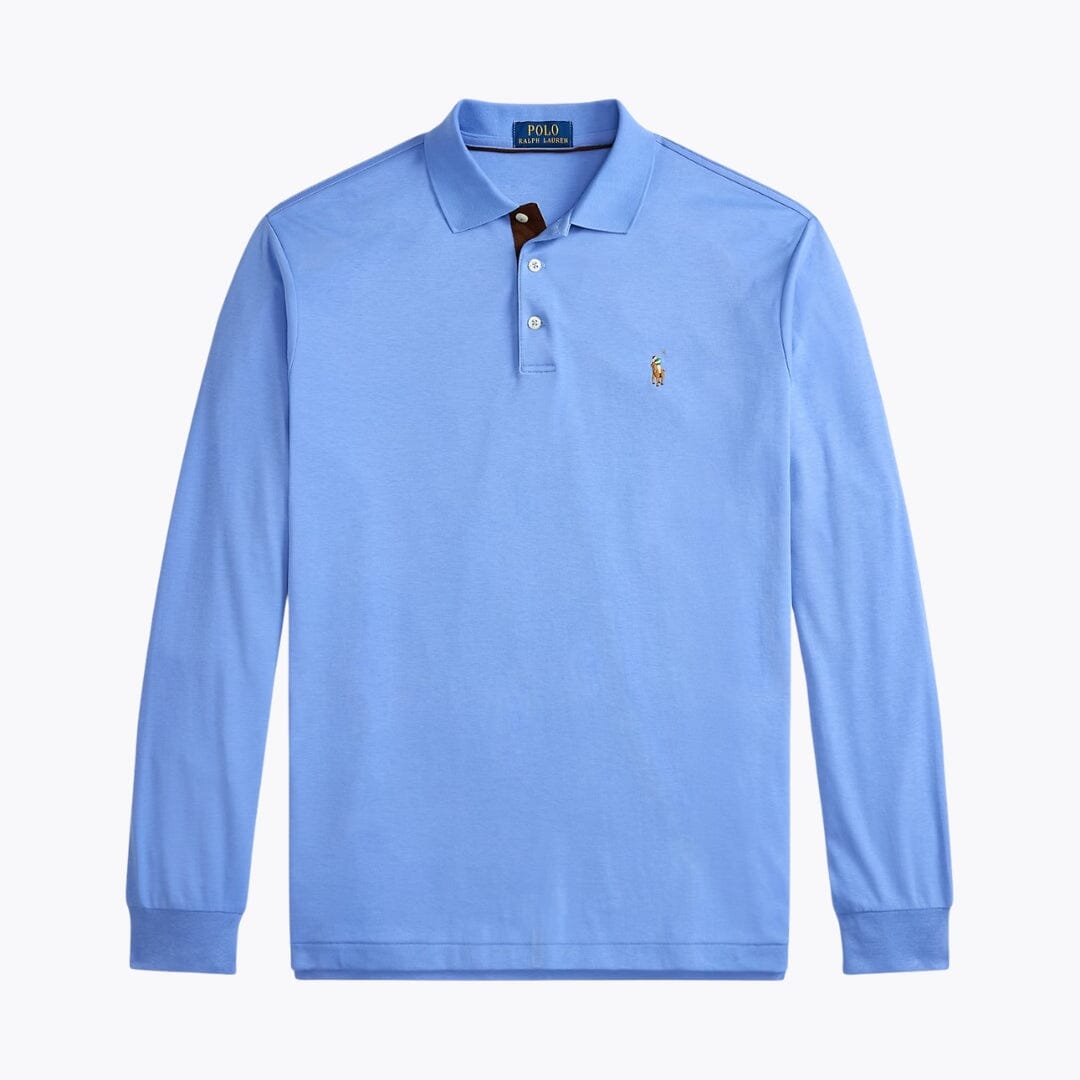 Polo de algodón suave de corte clásico RL