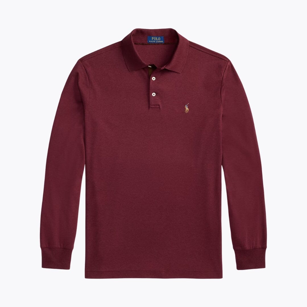 Polo de algodón suave de corte clásico RL