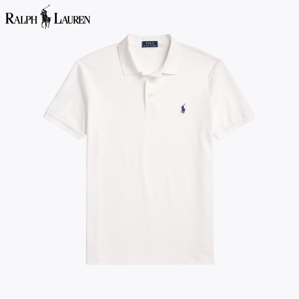 RL Custom Slim Fit Stretch Mesh Polo Shirt