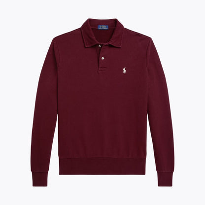 RL Loopback Fleece Collared Sweatshirt
